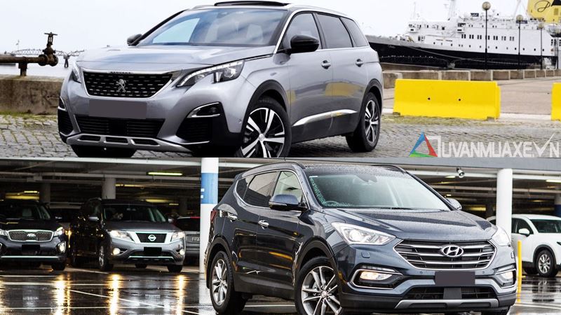 So sánh xe 7 chỗ Hyundai SantaFe 2018 và Peugeot 5008 2018 - Ảnh 18