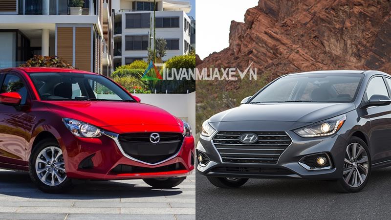 So sánh xe Mazda 2 Sedan và Hyundai Accent 2018 - Ảnh 1