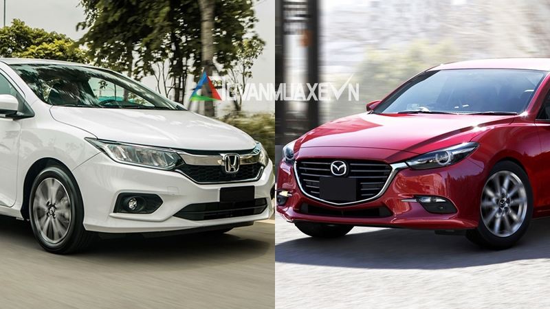 So sánh xe Mazda 3 và Honda City 2017 - Ảnh 1