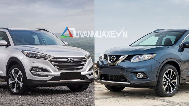 So sánh xe Nissan X-Trail và Hyundai Tucson 2018 - Ảnh 1