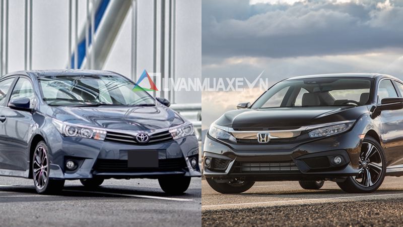 So sánh xe Toyota Altis và Honda Civic 2017 - Ảnh 1