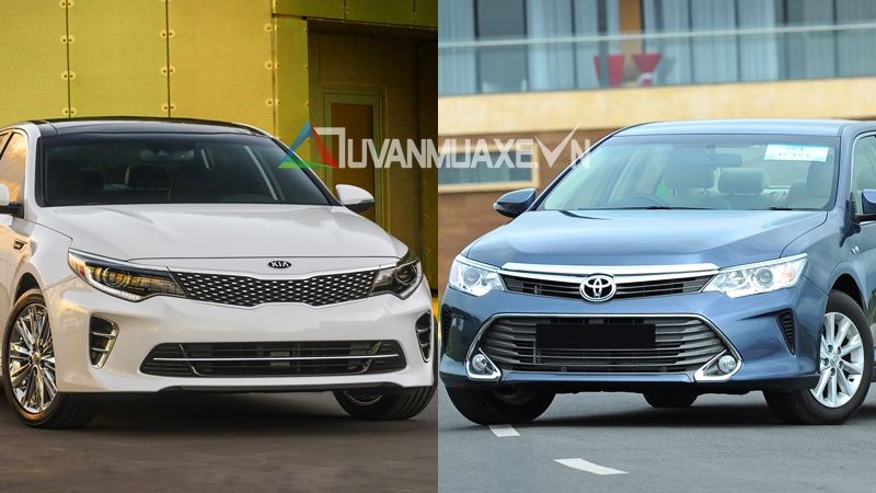 So sánh xe Toyota Camry và Kia Optima 2017 - Ảnh 1