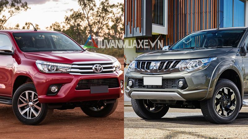 So sánh xe Mitsubishi Triton và Toyota Hilux 2017 - Ảnh 1