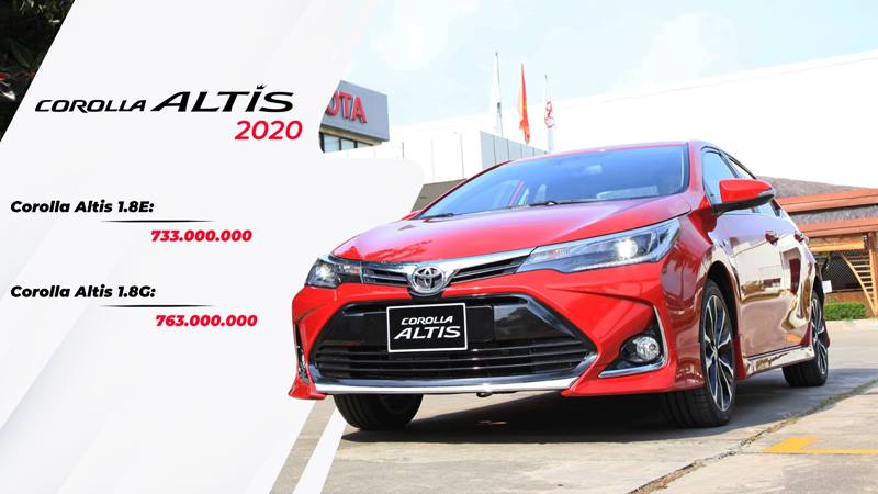 Đánh giá chi tiết Toyota Corolla Altis 2020 Giá trị riêng biệt